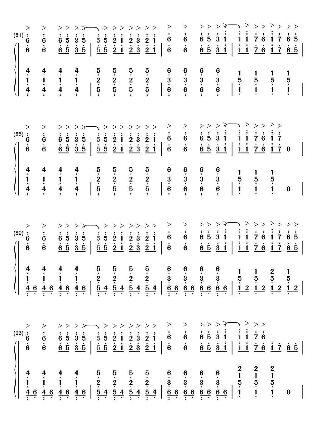 >>horizon钢琴简谱数字乐谱