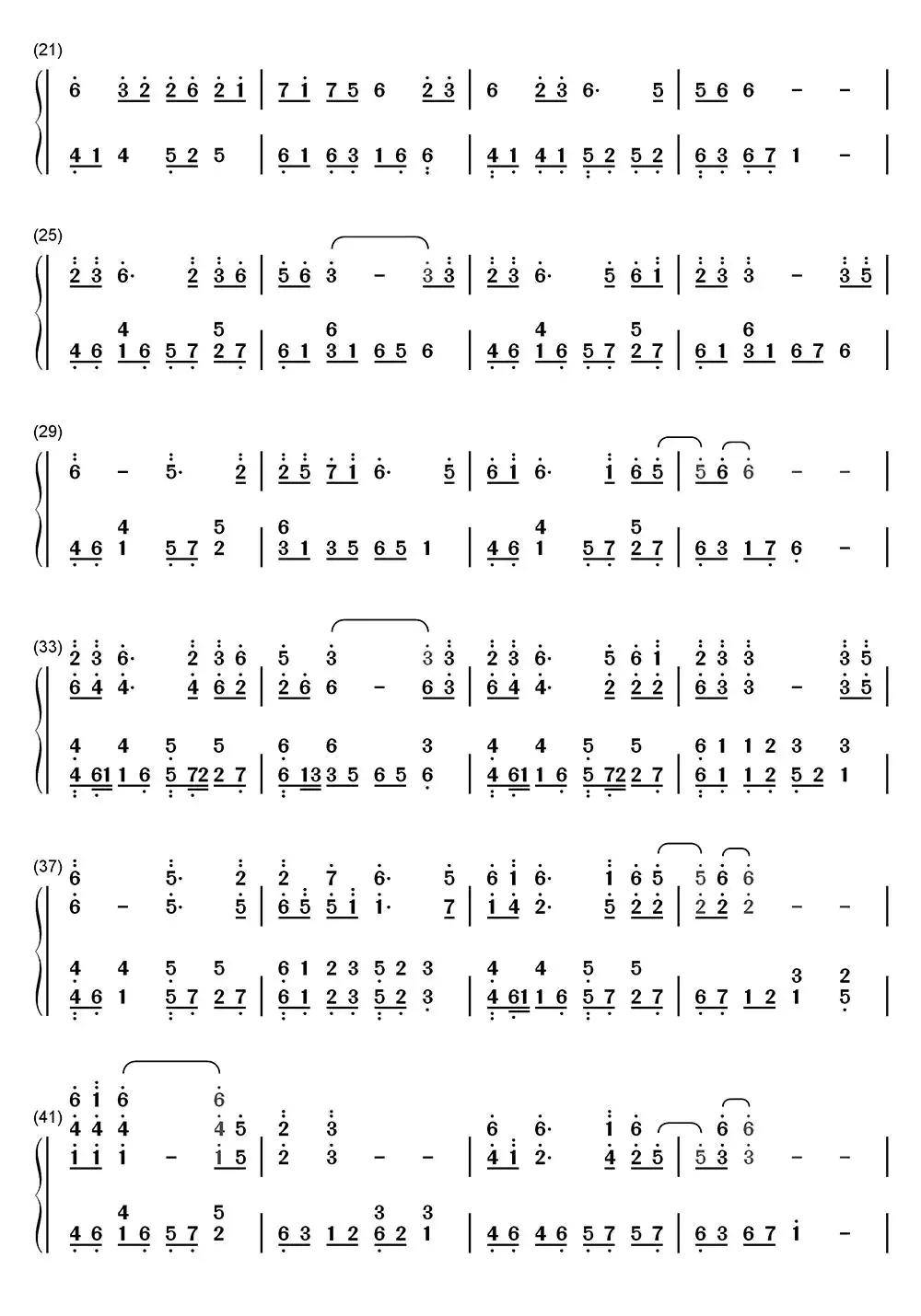 freepiano卡农简谱,freepiano卡农谱子 虫虫钢琴-钢琴曲-钢琴谱-free piano sheet music