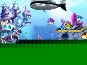 海底世界蔚蓝道路