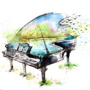 雨落天使城钢琴谱