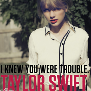 I Knew You Were Trouble（我知道你是大麻烦）钢琴谱