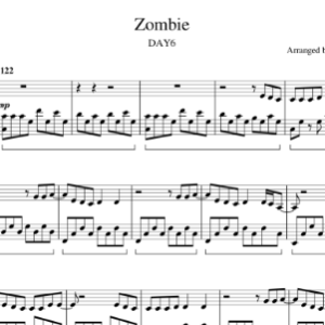 DAY6 - Zombie 钢琴谱钢琴谱