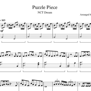 NCT Dream - Puzzle Piece 钢琴谱钢琴谱