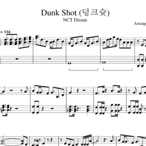NCT Dream - Dunk Shot 钢琴谱钢琴谱