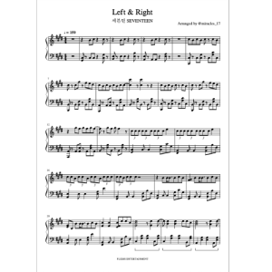 Left & Right钢琴谱