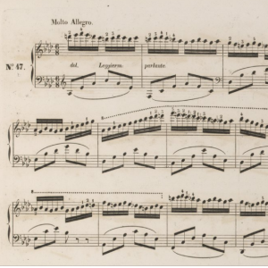 车尔尼一首类似肖邦练习曲op25-2的练习曲 作品818第47首钢琴谱