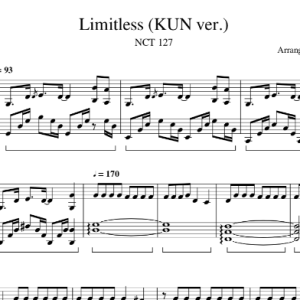 NCT 127 (钱锟版.) - 无限的我 (Limitless) 钢琴谱钢琴谱