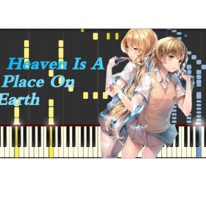 【Purrvoice】Heaven Is A Place On Earth 动画电影《旋风管家 剧场版》片尾曲钢琴谱