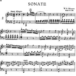 Sonata in F Major No.2 K.280钢琴谱