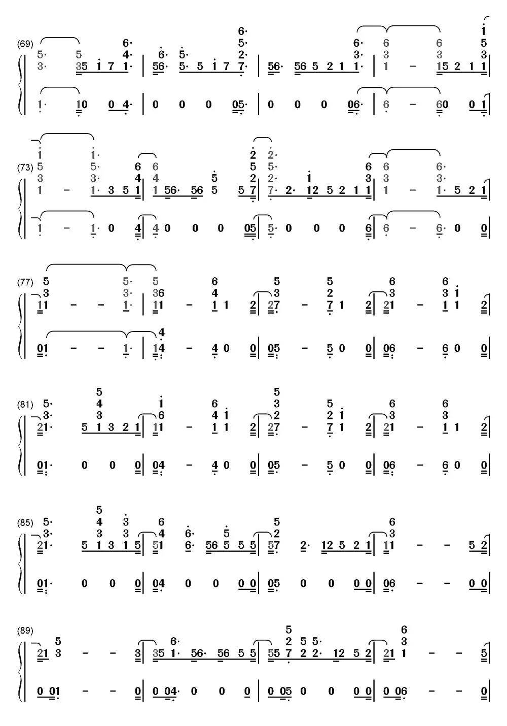 >>wolves钢琴简谱乐谱